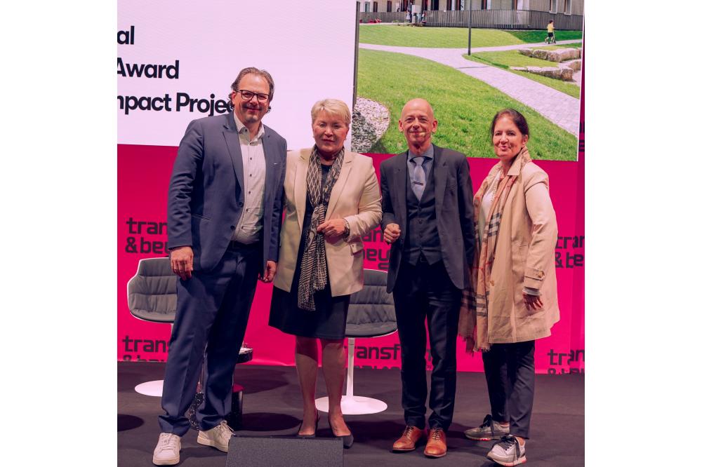 Hoffnungstr&auml;ger Projektentwickler als Immobilienunternehmen mit dem besten sozialen Einfluss ausgezeichnet